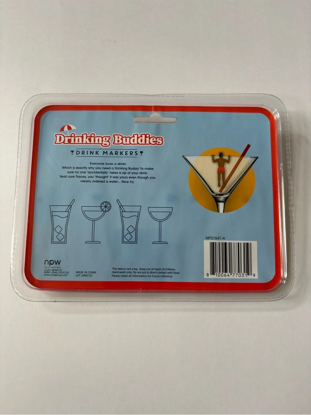 Drinking Buddies Drink Markers Hanging Men Bridal Wine Bachelorette Party Gag